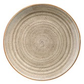 Bonna China Earth dia.10.5"  Round Brown Porcelain Plate (Set of 4)